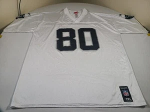 Vintage Jerry Rice Oakland Raiders Jersey Mens 2XL White Reebok #80 NFL Football - Picture 1 of 22
