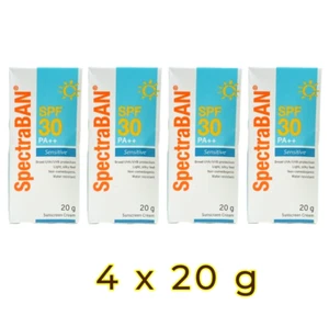 Protector solar facial SpectraBAN Sensitive FPS 30 PA++ 4 x 20 g - Amplio espectro - Imagen 1 de 8