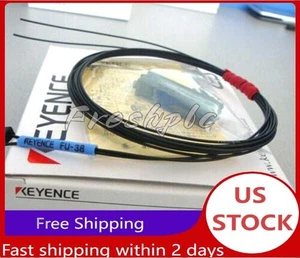 KEYENCE FU-38 Fiber Optic Sensor NewKD US Free TAX - Picture 1 of 7