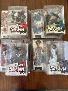 The Art of Spawn Action Figure Lot Of 4- Series 27- Cover Art Issue  85,131, 5,2 - Picture 1 of 16