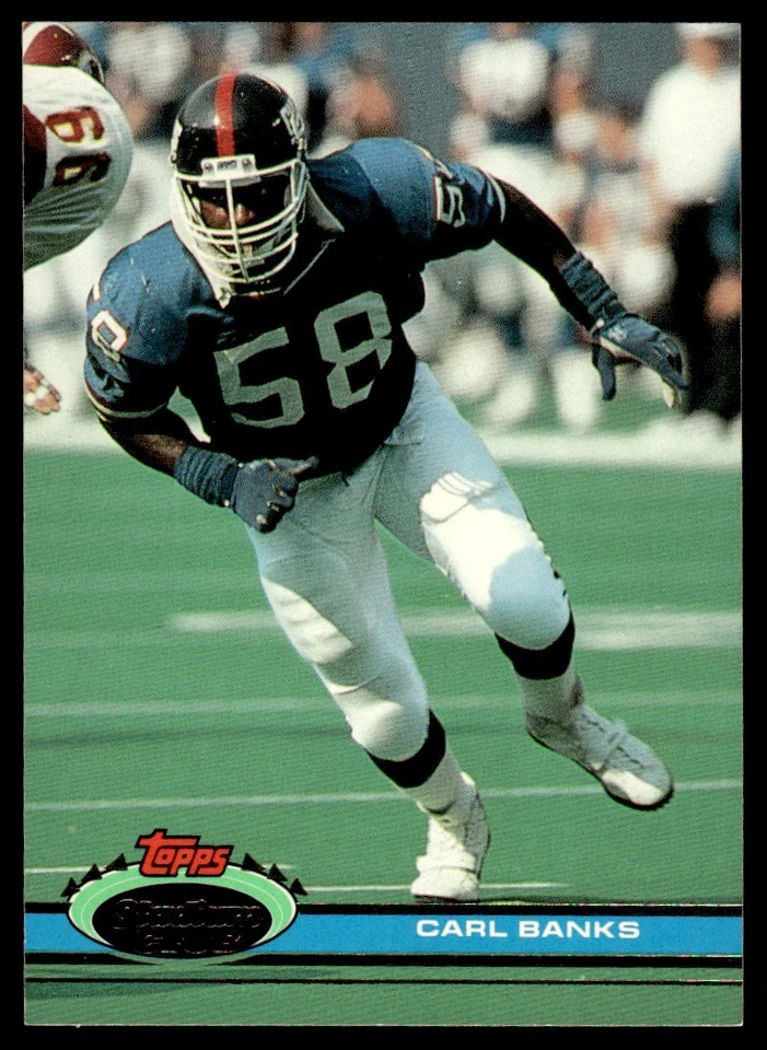 1991 Stadium Club Carl Banks New York Giants #411 - Image 1 of 2
