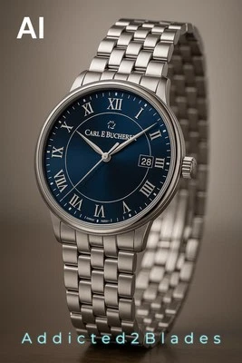 Мужские автоматические часы Carl F. Bucherer Adamavi Blue 00.10314.08.55.21 39 мм - Изображение 1 из 4