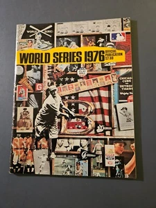1976 MLB WORLD SERIES PROGRAM, CINCINNATI REDS VS. NEW YORK YANKEES - MINT RARE - Picture 1 of 9
