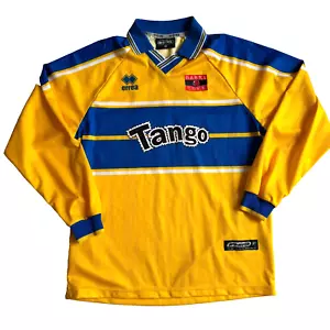 Barry Town 2001-02 Match Issue Home Longsleeve Size Medium Shirt #15 RARE - Picture 1 of 14