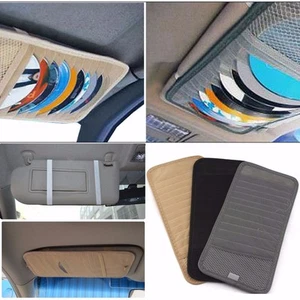 Auto Car CD / DVD Sun Visor Storage CD Holder Organiser - holds 12 CD/DVD discs - Picture 1 of 6