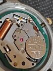Vintage Seiko 7F38-6110 Moonphase Two Tone Sq100 Quartz Watch _3166