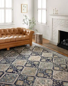 Loloi II Jocelyn Collection JOC-02 Navy/Blue 2'-3" x 7'-6" Runner Rug - Picture 1 of 7