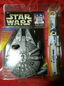 OROLOGIO NUOVO STAR WARS R2-D2 con CASSA OROLOGIO MILLENNIUM FALCON OTTIMO - Foto 1 di 6