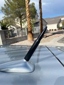 Bullet Style 0.5 Cal Black Antenna Mast Rod for LEXUS CT200H 2011-2016 Brand New - Picture 1 of 12