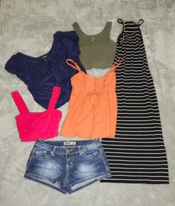 Different Brands Junior Girl's XS/S Lot of Mix and Match Clothes 5 Pieces - Picture 1 of 14