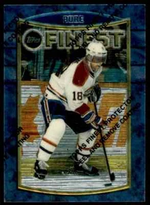 1994-95 TOPPS FINEST HOCKEY VALERI BURE MONTREAL CANADIENS #48 - Picture 1 of 2