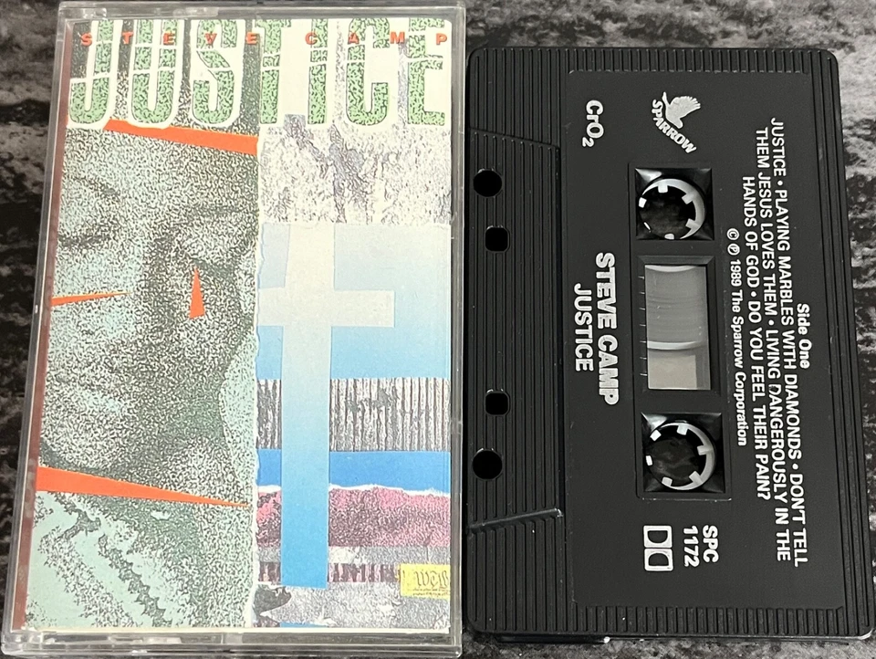 Steve Camp - Justice [Audio Cassette Tape 1989 Sparrow Records] Made In USA Rock - Image 1 of 3