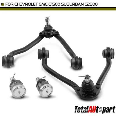 4x Control Arm w/ Ball Joint for Chevrolet C1500 Suburban 1994-1999 Front Upper - Image 1 of 4