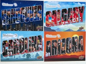 2022-23 Upper Deck Welcome to ... Hockey Card Pick From List !! - Picture 1 of 18