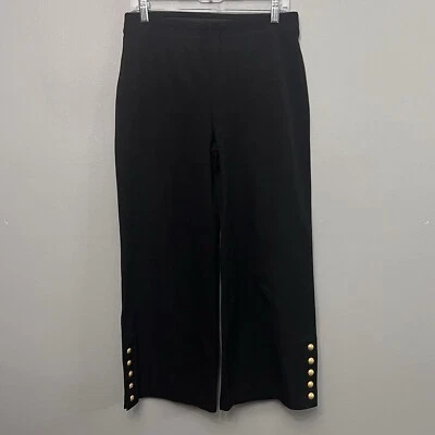 Pantalones Fifteen Twenty tiro alto pierna ancha recortados dobladillo con botones talla mediana Foto 1 de 4