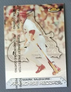 1999 Finest Franchise Records #FR3 Mark McGwire St. Louis Cardinals - Bild 1 von 2