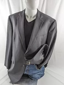 Brooks Brothers Wool Blazer Sport Jacket 46R Slim Charcoal Gray Crosshatch - Picture 1 of 13
