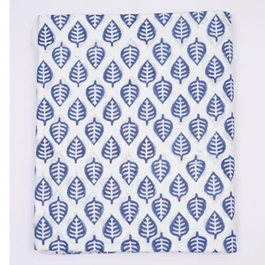 By The Yard Indian Hand Block Print Cotton Voile Fabric Flower Print Dress Fab. - Picture 1 of 7