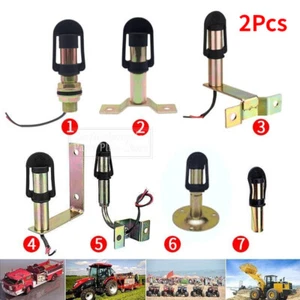 DIN Amber Beacon Rotating Flashing Mount Flexible Pole Tractor Mounting Light - Bild 1 von 24