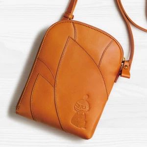 Moomin Little My Shoulder Bag Genuine Leather Natural Leather Cowhide New - Picture 1 of 11