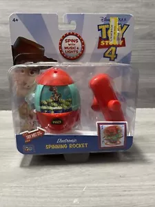 Disney PIXAR Toy Story 4 Electronic Spinning Buzz Lightyear's Spaceship New - Picture 1 of 5