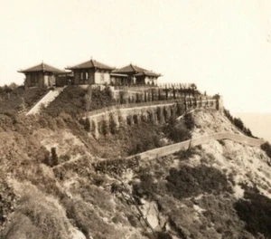 Bernheimer Oriental Garden Pacific Palisades California RPPC Photo Postcard - Picture 1 of 3