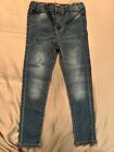 7 For All Mankind Baby Girl Light Wash Skinny Jeans - Size 5