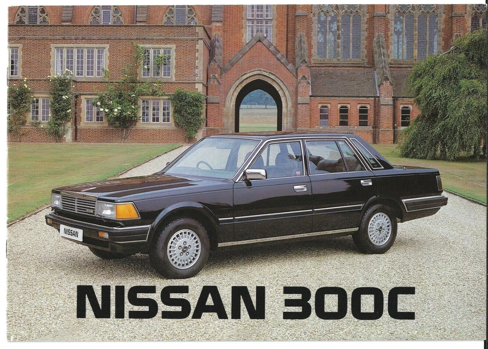 Nissan 300C 1984-1987 UK Market Sales Brochure Saloon & Estate Cedric - Image 1 of 1