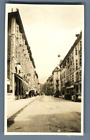France, Chamonix, Rue de la ville  Vintage silver print. Montres LIP et OMEGA à 