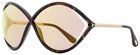 Tom Ford Liora Ft0528 Tf528 Tortoise 52Z Sunglasses Frame 70-5-120 Italy Wrap