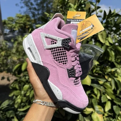 Размер 5,5 Вт / 4 М Nike Air Jordan 4 ретро орхидеи 2024 AQ9129-501 женщин совершенно новый - Изображение 1 из 4