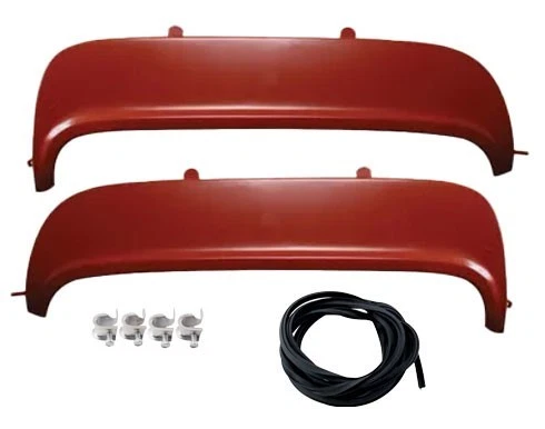 New Primered Steel Fender Skirts 1955 1956 Ford Car - Image 1 of 1