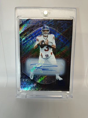 🏈#d/50 Auto 2025 Panini Negro Russell Wilson Azul Color Match Giants Autógrafo Foto 1 de 4