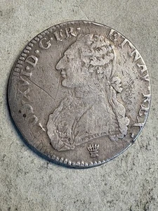 1779-I France Louis XVI Ecu F - Picture 1 of 2