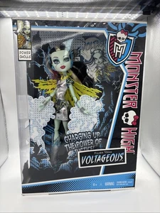 Bambola Monster High Voltageous Power Ghouls Frankie Stein 2013 nuova con scatola solo al bersaglio - Foto 1 di 6