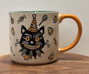 ELI + ANA MOXY VINTAGE CAT Candies 18 Oz Halloween Ceramic Mug - Picture 1 of 7