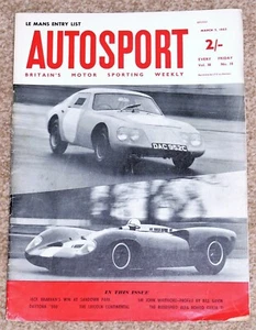 Autosport 5 March 1965* - SANDOWN CUP -ASTON MARTIN STORY- RUDDSPEED GIULIA TI - Picture 1 of 3