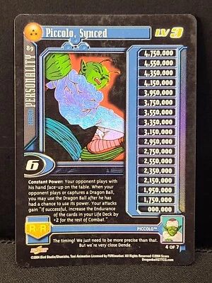 Dragon Ball GT TCG CCG DBZ Piccolo, Synced Lv 3 FLAT Foil UNLIMITED  89 MP - Image 1 of 4