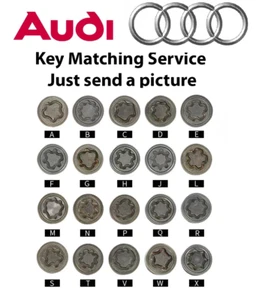 Audi Security Master Locking Lock Wheel Nut Key Bolt Car UK Matching Service - Picture 1 of 1