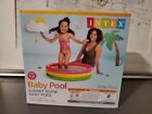 New INTEX Sunset Glow Baby Pool Inflates to 34" X 10" Multicolor For Ages 1-3 