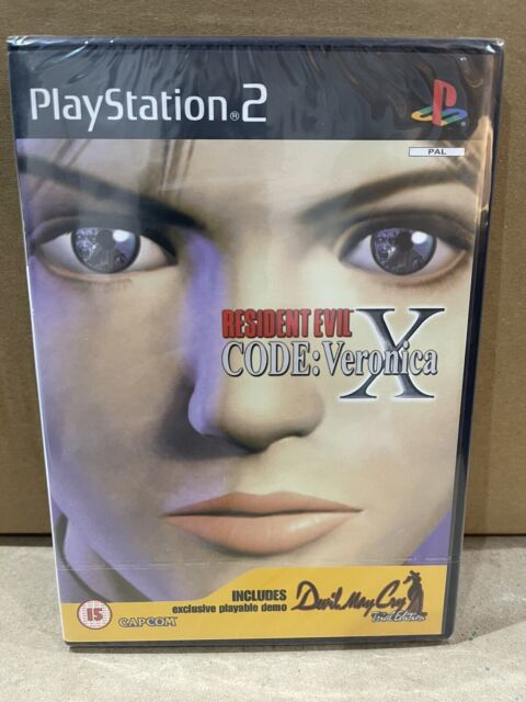 Resident Evil Code: Veronica X [REPRO-PACTH] - PS2 - Sebo dos Games - 10  anos!