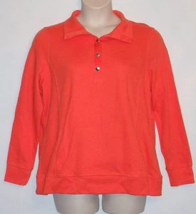 Nuevo con etiquetas Precio de venta sugerido por el fabricante $95 Lauren Ralph Lauren Suéter de punto acanalado para mujer, naranja, MÁS 1X - Imagen 1 de 2