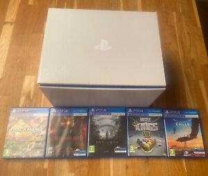 SONY PLAYSTATION 4 PS4 VIRTUAL REALITY VR HEADSET WITH 5 GAMES