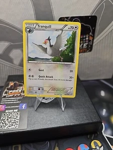 Tranquill 85/114 Uncommon Schwarz Weiß Base Set Pokemon Karte TCG - Bild 1 von 2