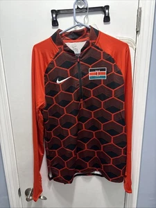 Maglia mezza zip Nike Kenya International Team Pro Elite taglia Large nuova senza etichette - Foto 1 di 6