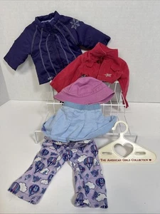 American Girl Doll Clothes Lot Snowboarding Bucket Hat Pajamas Skirt Vintage ? - Picture 1 of 7