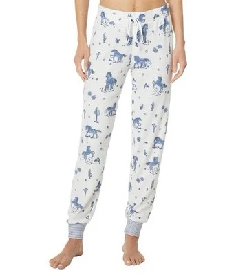 Pj Salvage Desert Daze 裤子蓝色野马 Azul 慢跑紧身裤睡衣 XL — 第 1/4 张图片