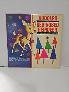 Vintage Tex Johnson Rudolph The Red Nosed Reindeer Vinyl - Picture 1 of 4