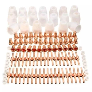 100PCS PT-31 Cut50 CUT40/50 Plasma Cutter Cutting Torch Consumables Tips Nozzl3d - Picture 1 of 10