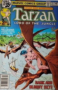 Marvel Comics Gruppe Tarzan Herr des Dschungels Feb 1978 Nr. 21 Lost in Pellucidar - Bild 1 von 4